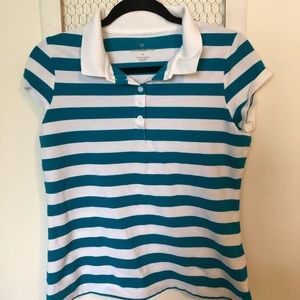 Teal Polo and skort set